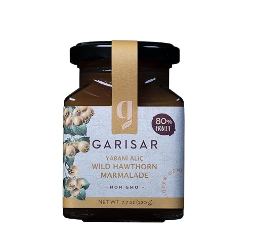 Garisar - Mermelada de espino silvestre - 80% de fruta - 7.7 oz - Espino salvaje - Desayuno - Waffles - Crema de frutas (6)