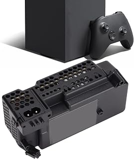 N15 120P1A Power Supply for Xbox One S, Noise Reduction, with ABS+Metal, Lightweight, 12V 10A Output, 100-240V Input, AC Adapter Suitable for Xbox One S