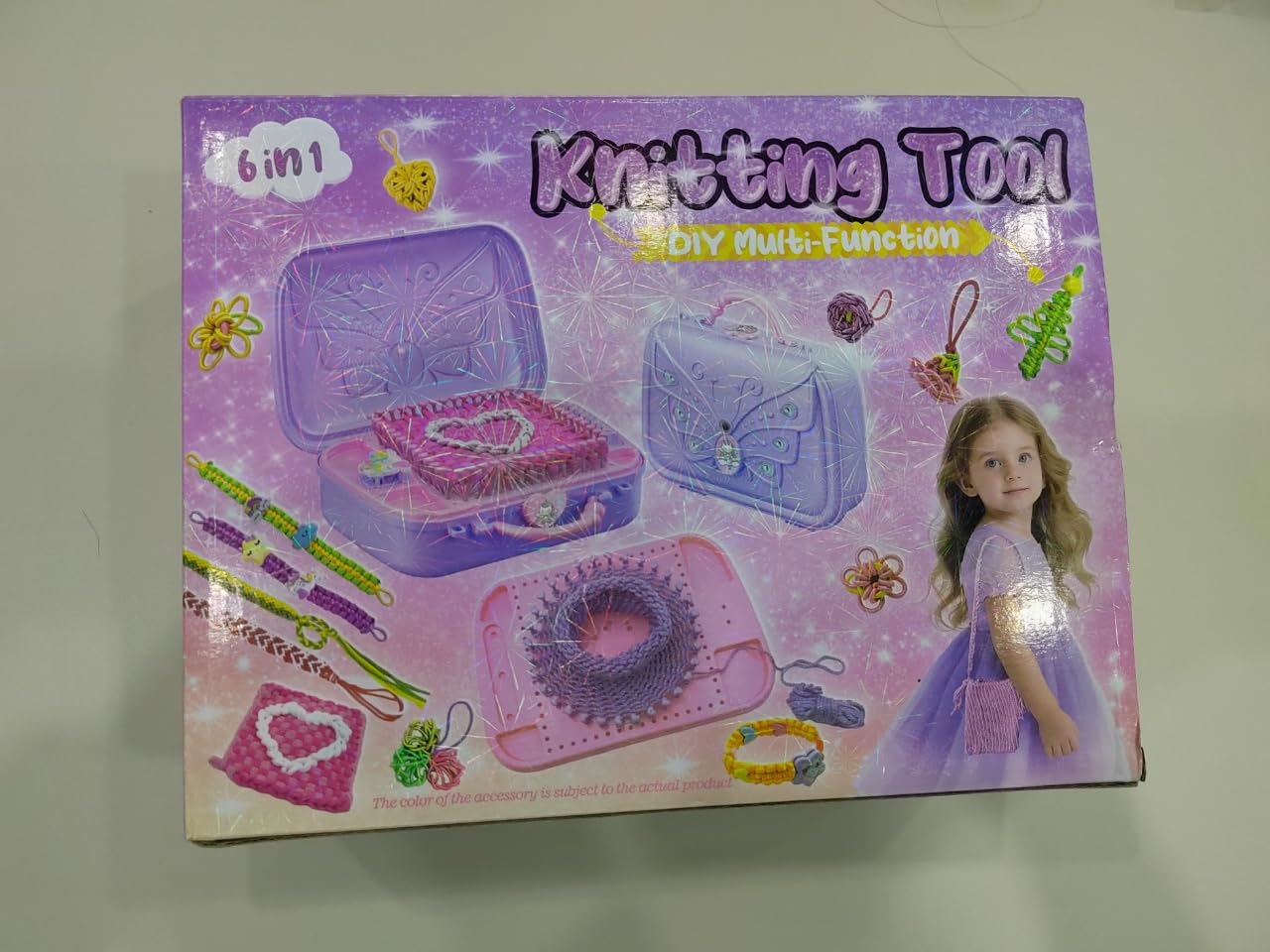 Kit per tessitura, kit fai da te con telaio per presine, per ragazze e bambini di 6, 7, 8, 9, 10, 11, 12 anni, set regalo per arti e mestieri con scatola portaoggetti