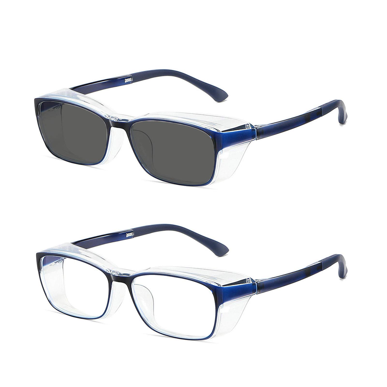 Bifocal Reading Glasses Transition Photochromic Dark Grey