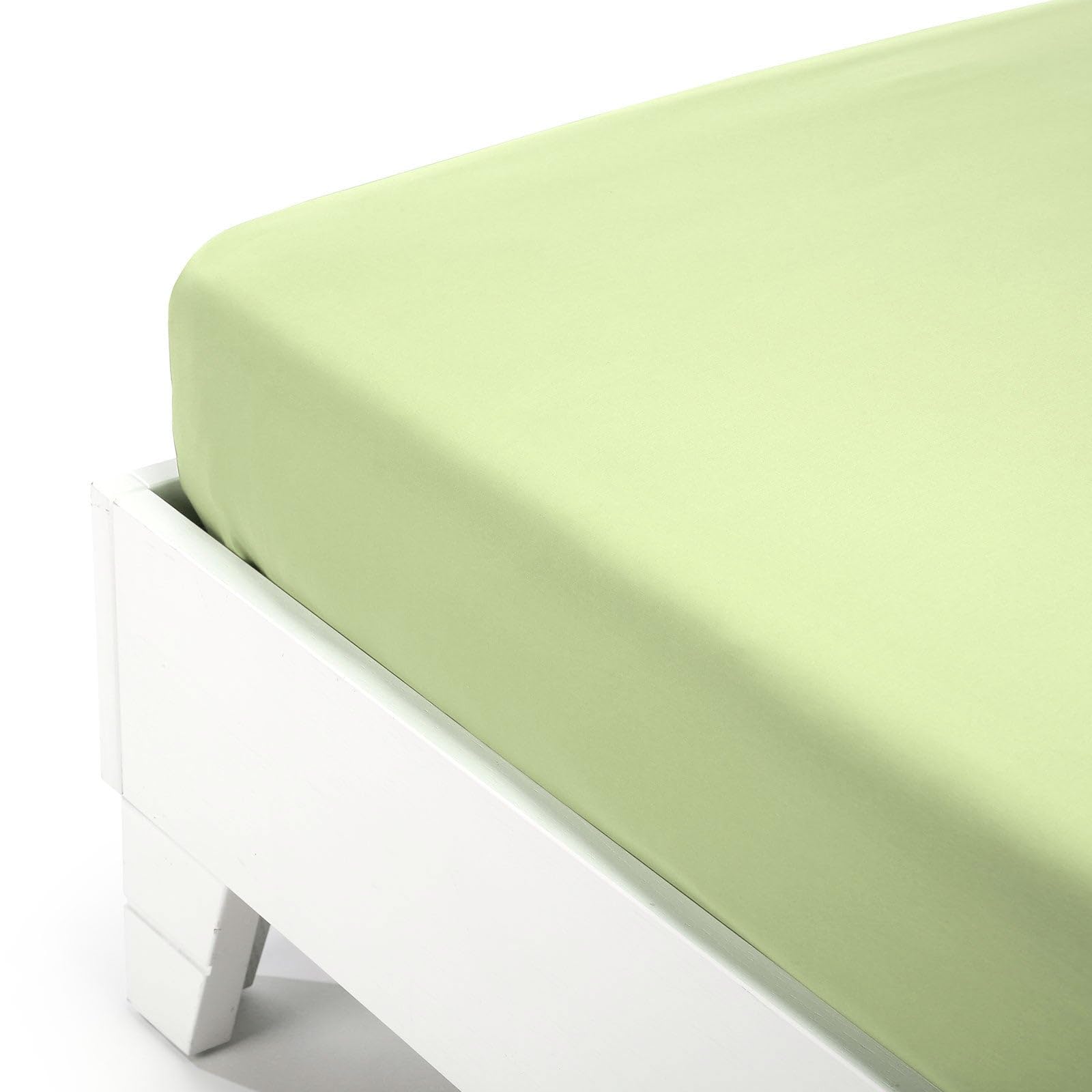 Caleffi jersey Bottom Sheet, Jersey , Mint, Square and Half, 59019 , Caleffi