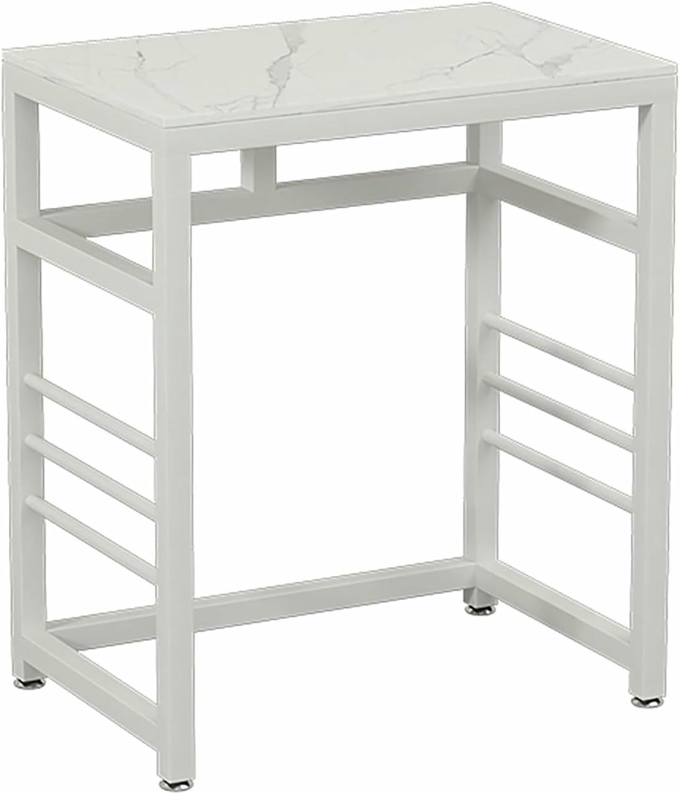 Étagère pour aspirateur robot : armoire haute étroite et table d'appoint de salon