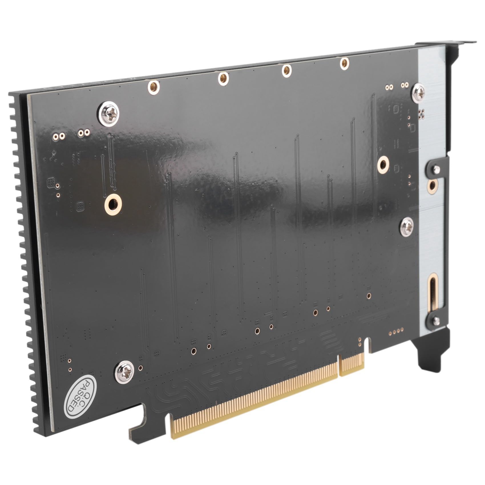 Wuden 2X M.2 NVME to PCIe 4.0 X16 Adapter Card, Supports 4 NVMe M.2 2280, Supports Bifurcation