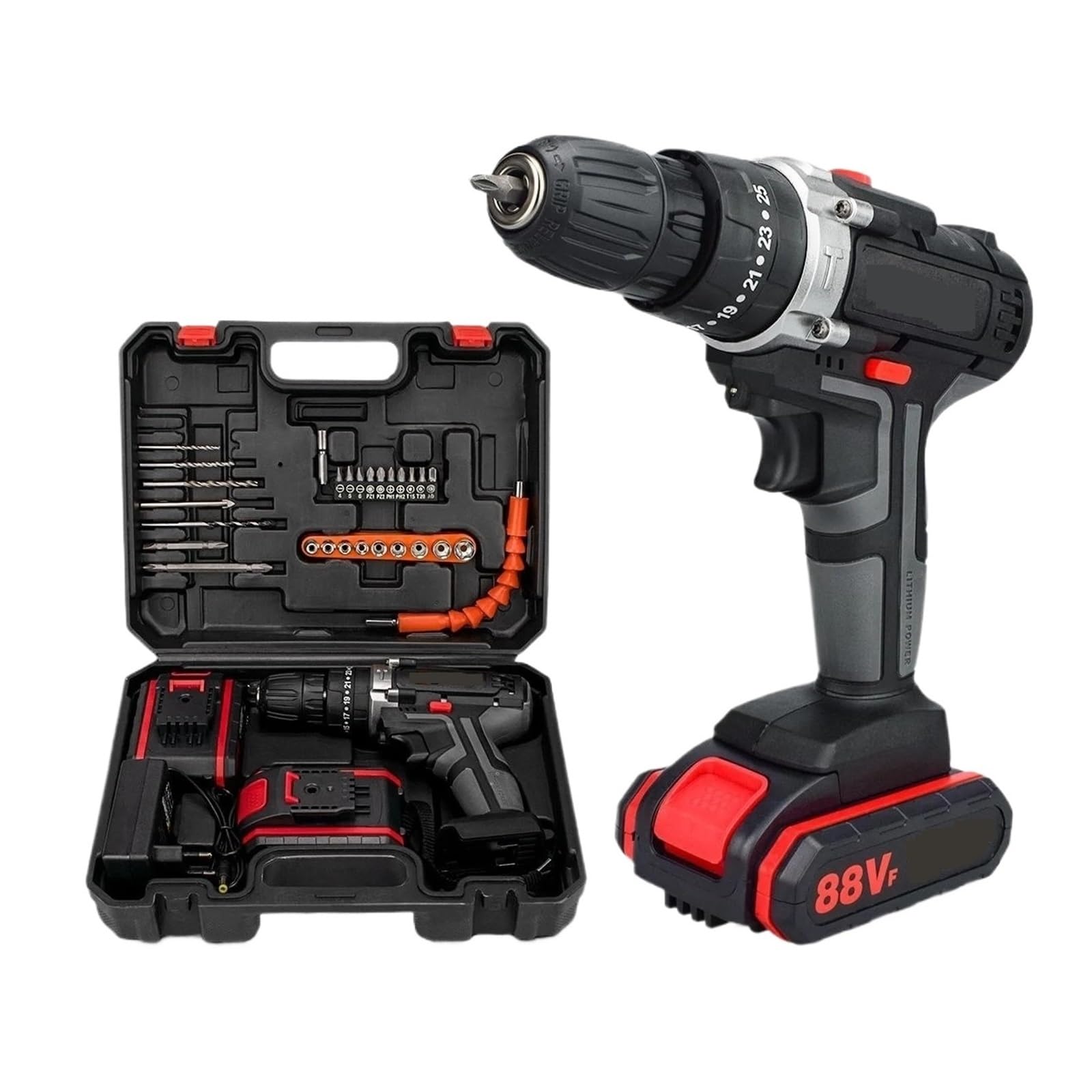 Trapano Avvitatore A Batteria Senza Fili 3 IN 1 Mini Cacciavite A Percussione Elettrico Lavorazione Del Legno Utensile Fai Da Te Al Litio Senza Sforzo Per Vari Lavori Riparazione