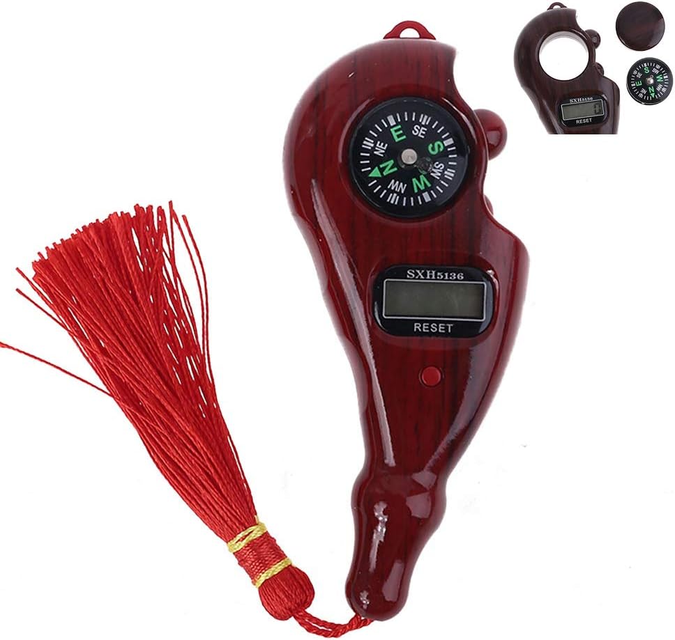 Kakashow 仏を唱えるためのコンパス付きポータブルタッセル手動カウンタービーズカウンター 31 Faz