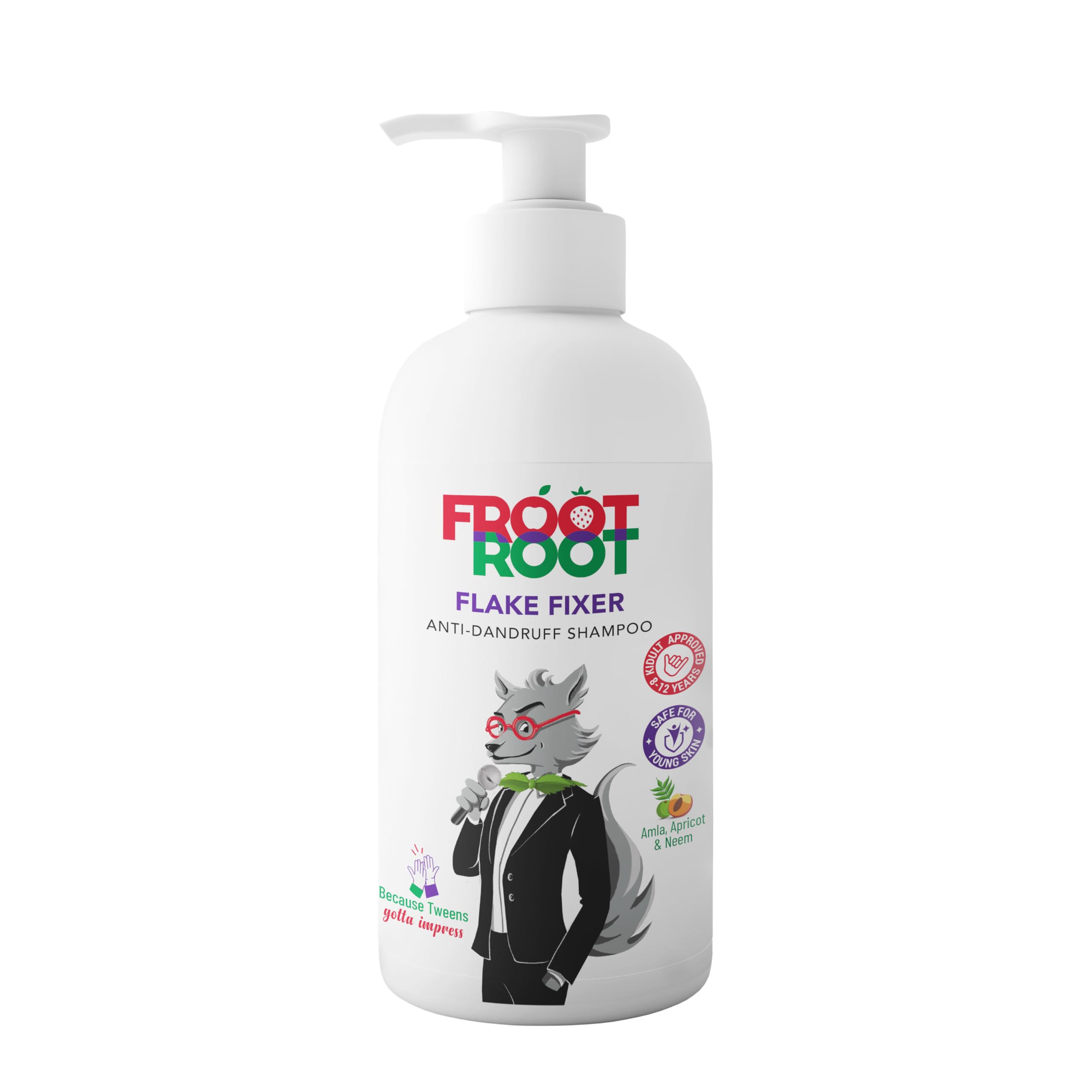 Flake Fixer Shampoo for Kids 5+ and Tweens : Conditioning ,contains natural dandruff fighters Methi, Bhringaraj, Neem, Hibiscus,Papaya and natural conditioners like Amla, Apricots , parabens and sulphate free shampoo ,for strong shiny hair ,300ml-picture-24