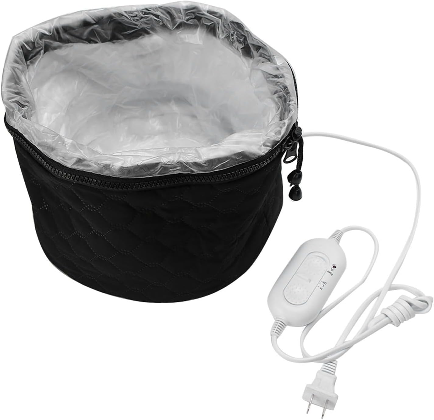 Hair Steamer Cap for Deep Conditioning,Wired Heat Cap with 3 Mode Temperature,Women Steamer Heat Hat for Home Hot Oil Hair Treatment Salon SPA(US Plug 110V)