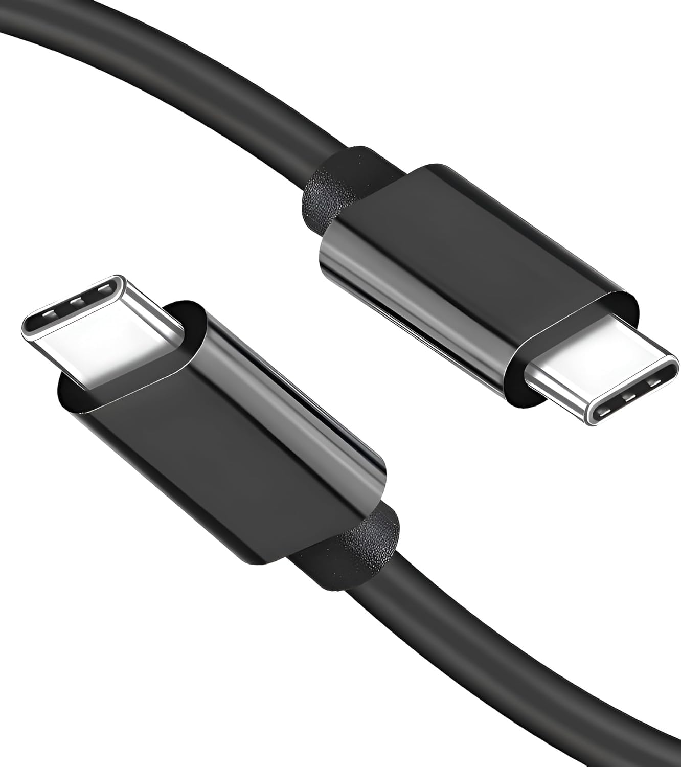 Original Type C to C Cable - 3.28 Feet (1 Meter) Compatible With Samsung Smartphone,Black