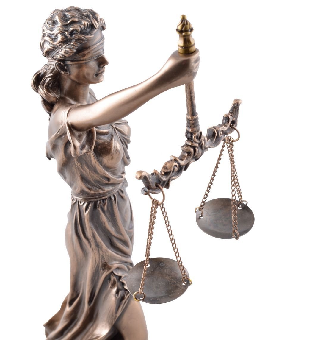 Veronese Figurine Justitia déesse de la Justice 33 cm Sculpture