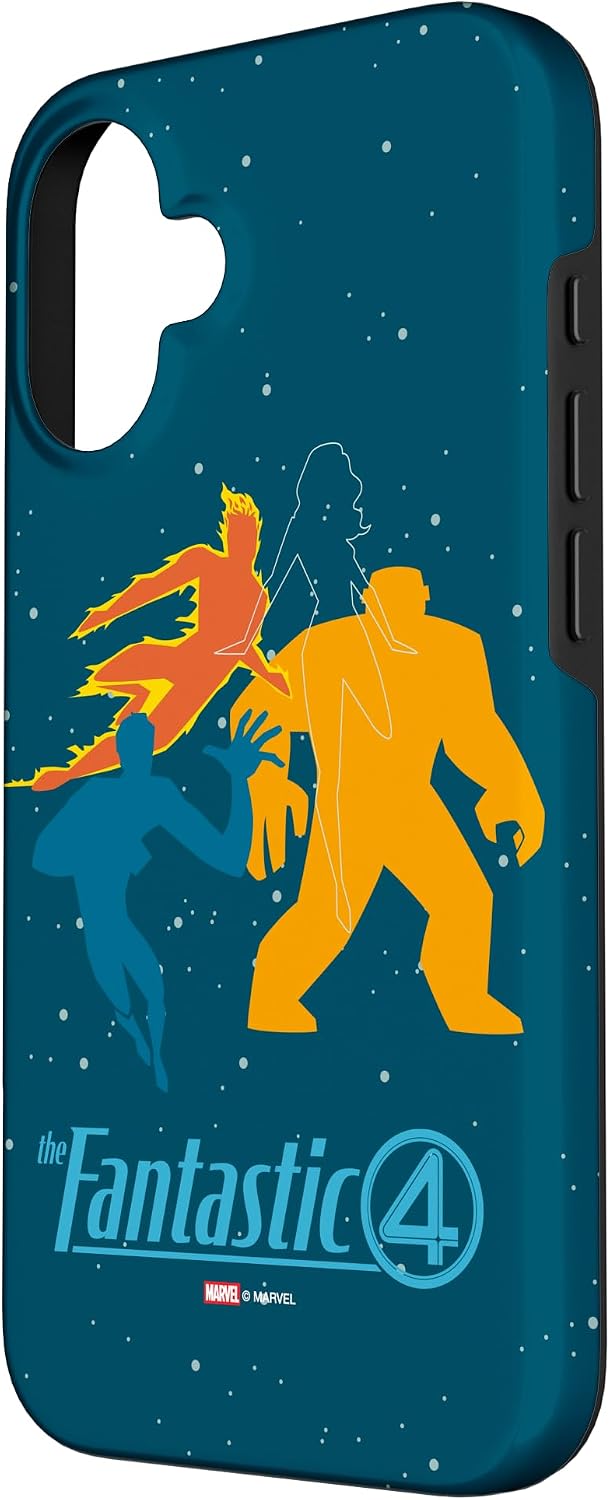 Marvel Studios The Fantastic Four: First Steps Team and Logo Case for iPhone 16