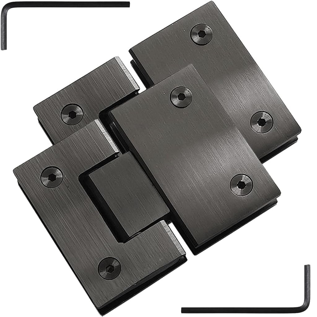 Charnière porte en verre acier inoxydable pour cabine douche