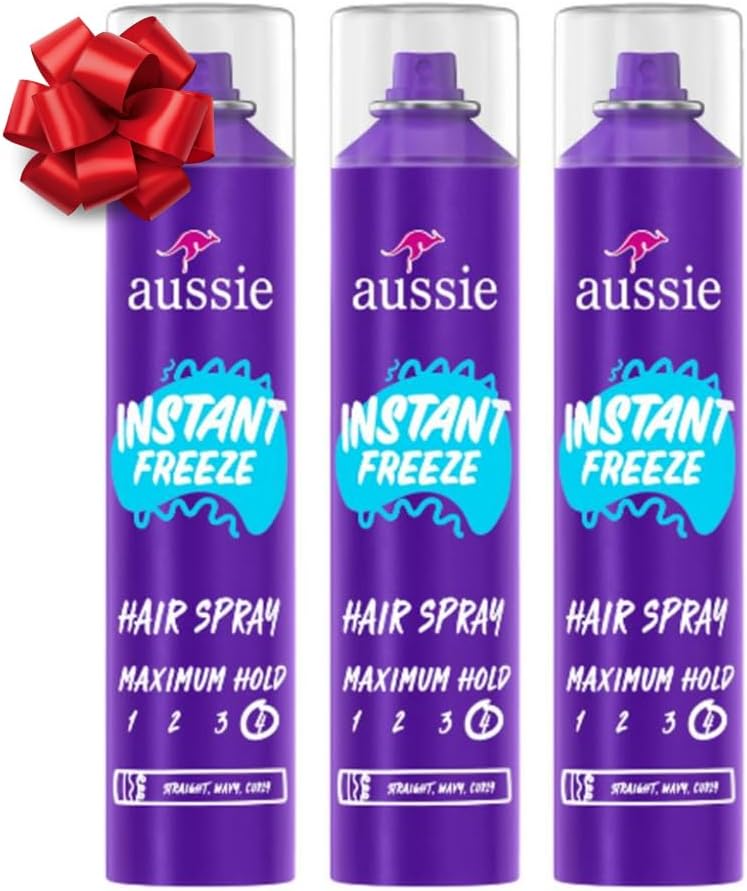 Aussie, Hairspray, with Jojoba & Sea Kelp, Strong Hold, 10 fl oz, Triple Pack