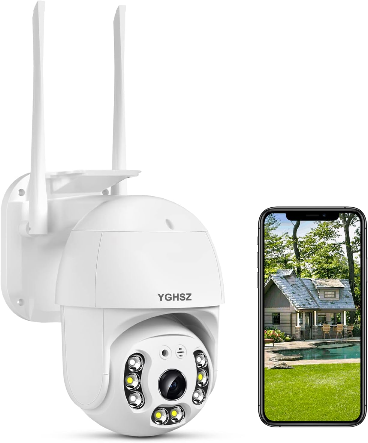 5G Wireless Security Camera Outdoor, 2.4/5ghz Dual Band