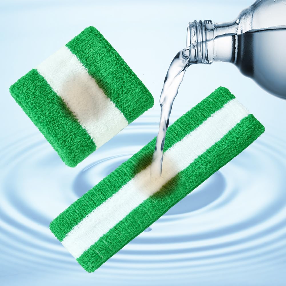 Flintronic Polsino Sportivo, Set Manicotti Elasticizzati Proteggi Dita, Supporto di Dita, Sport Sweatband Polsino Uomo Donna, Morbido Addensato per Basket Palestra fitness Ginnastica Tennis