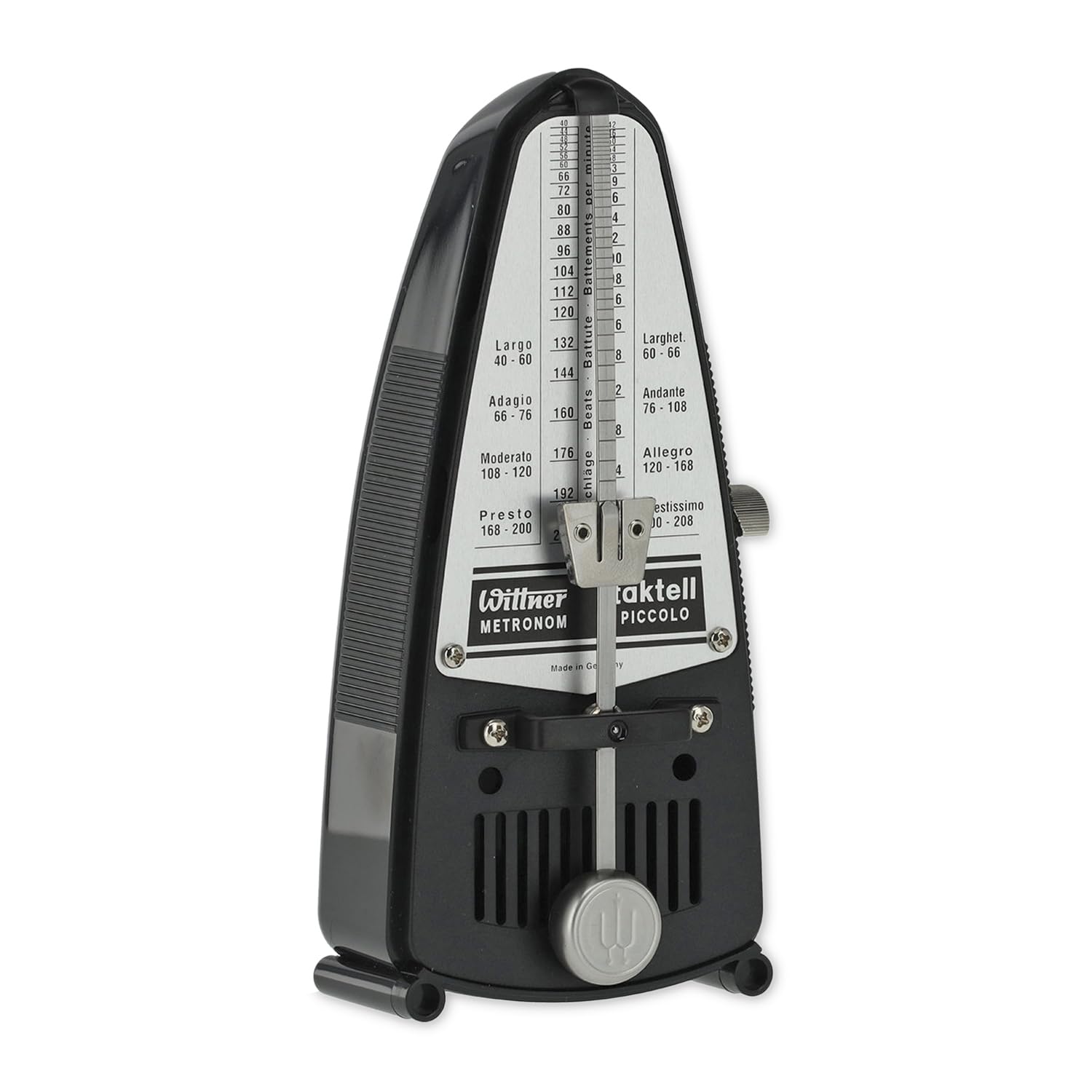 Wittner Taktell Piccolo 836 mechanisches Metronom Schwarz