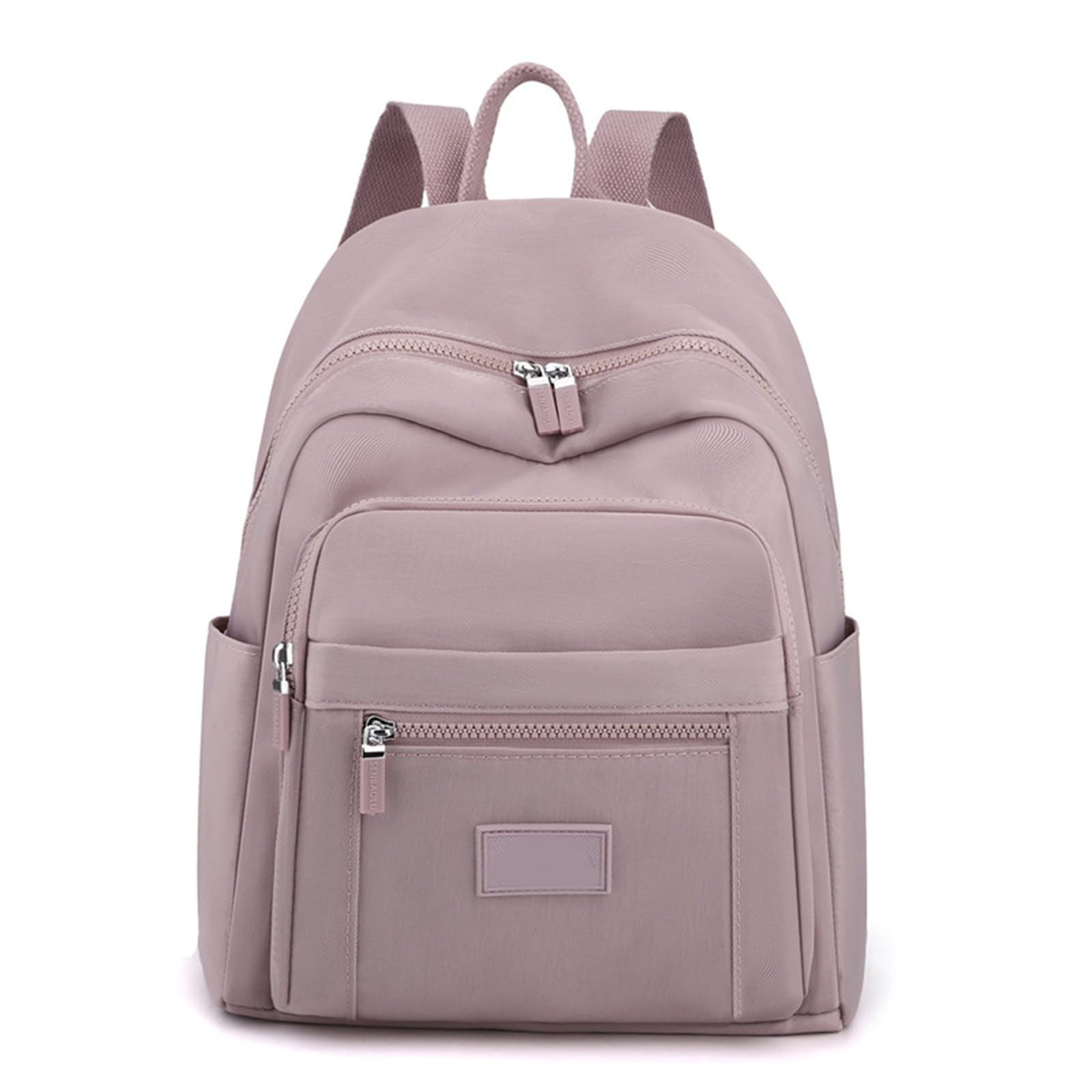 MICFENY Stylish & Large Capacity Nylon Backpack Spacious Color Backpack Versatile Bag for School Work & Shopping