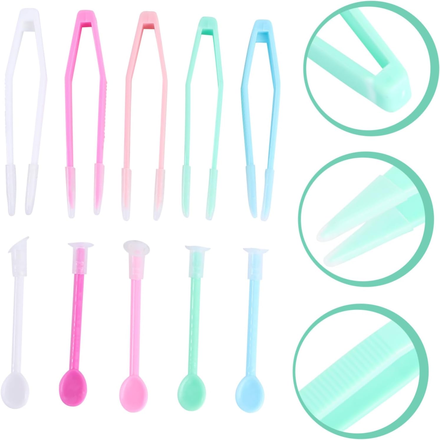 5-Piece Lens Remover and Suction Tweezers Set for Glasses Travel-Friendly Kit Multi-Color Options for Easy Insertion and Removal of Lenses