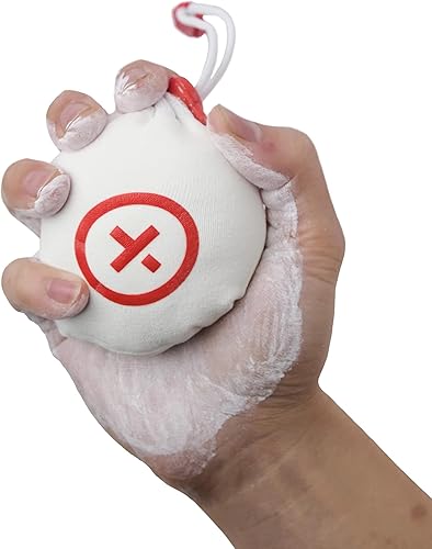 Miniatura 7 de Chalk Sock 2 oz - Bola de tiza recargable de alta calidad - Hecho en Estados Unidos - Mejorador de agarre de grado de rendimiento para levantamiento