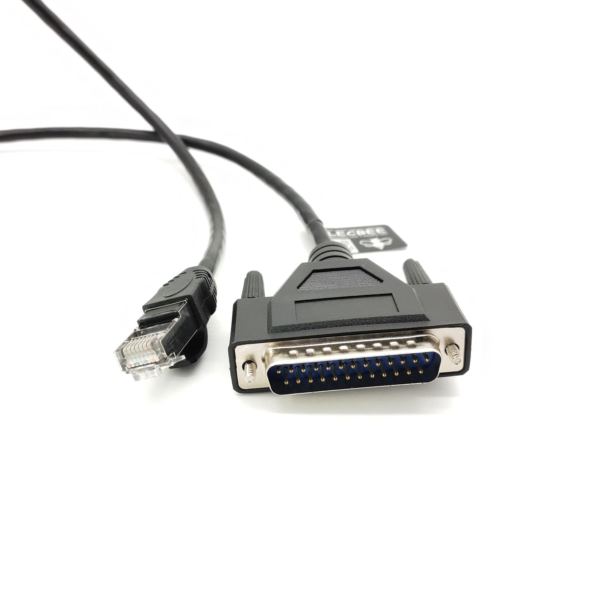 Câble de console modem Ethernet mâle DB25 mâle vers RJ45 1M