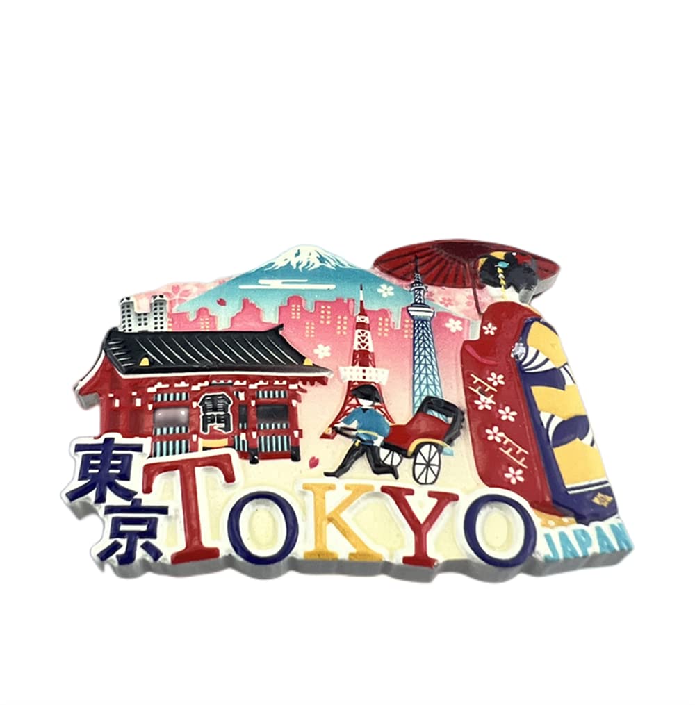Giappone Viaggiare Souvenir Legno Adesivi per frigorifero Monte Fuji Tokyo Osaka Otaru Kinkaku-ji Hokkaido Magneti per frigorifero Regali di nozze  15