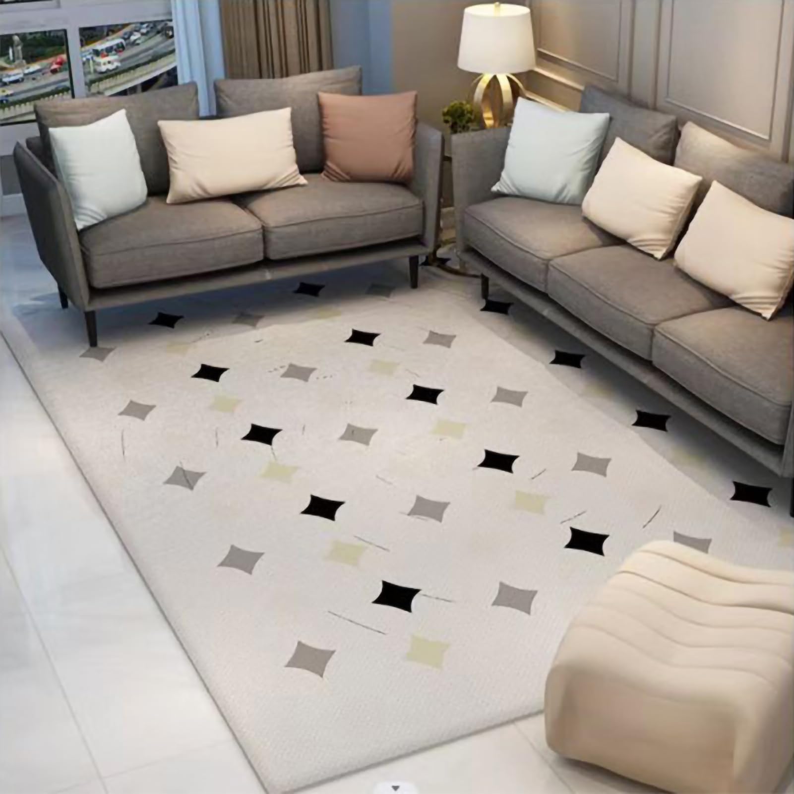 Tapis lavable et pliable pour supprimer les taches du salon au quotidien