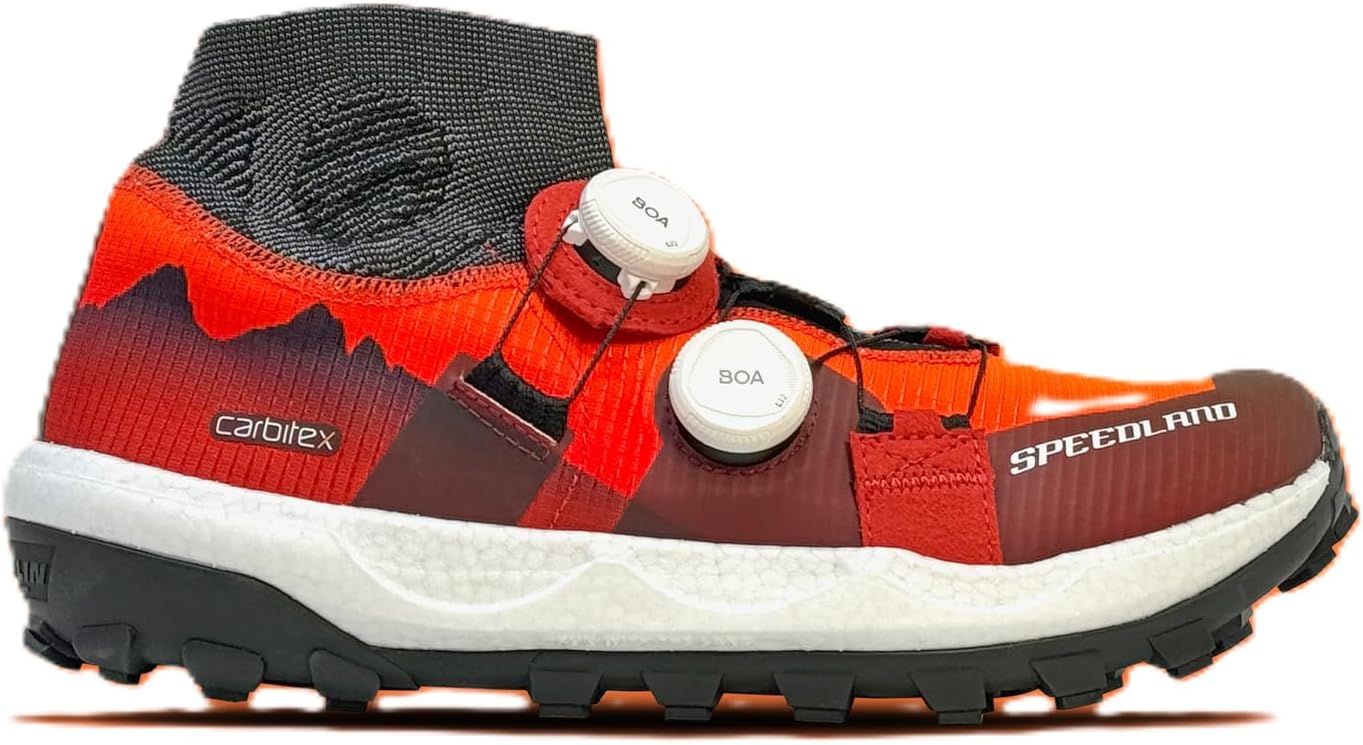 Speedland GL:SVT Trail Running Shoes – Super Responsive HTPU Beaded Foam Midsole, PerformFit BOA Dial Fit System, Michelin 6.5MM Fiberlite Outsole, Engineered Knit Upper