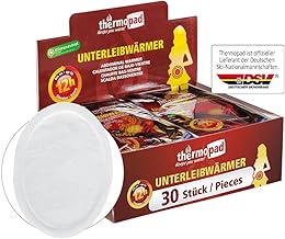 THERMOPAD Abdominal Warmer: Pack of 30 Heat Pads for up to 12 Hours of Warmth and Relaxation I Heat Pad