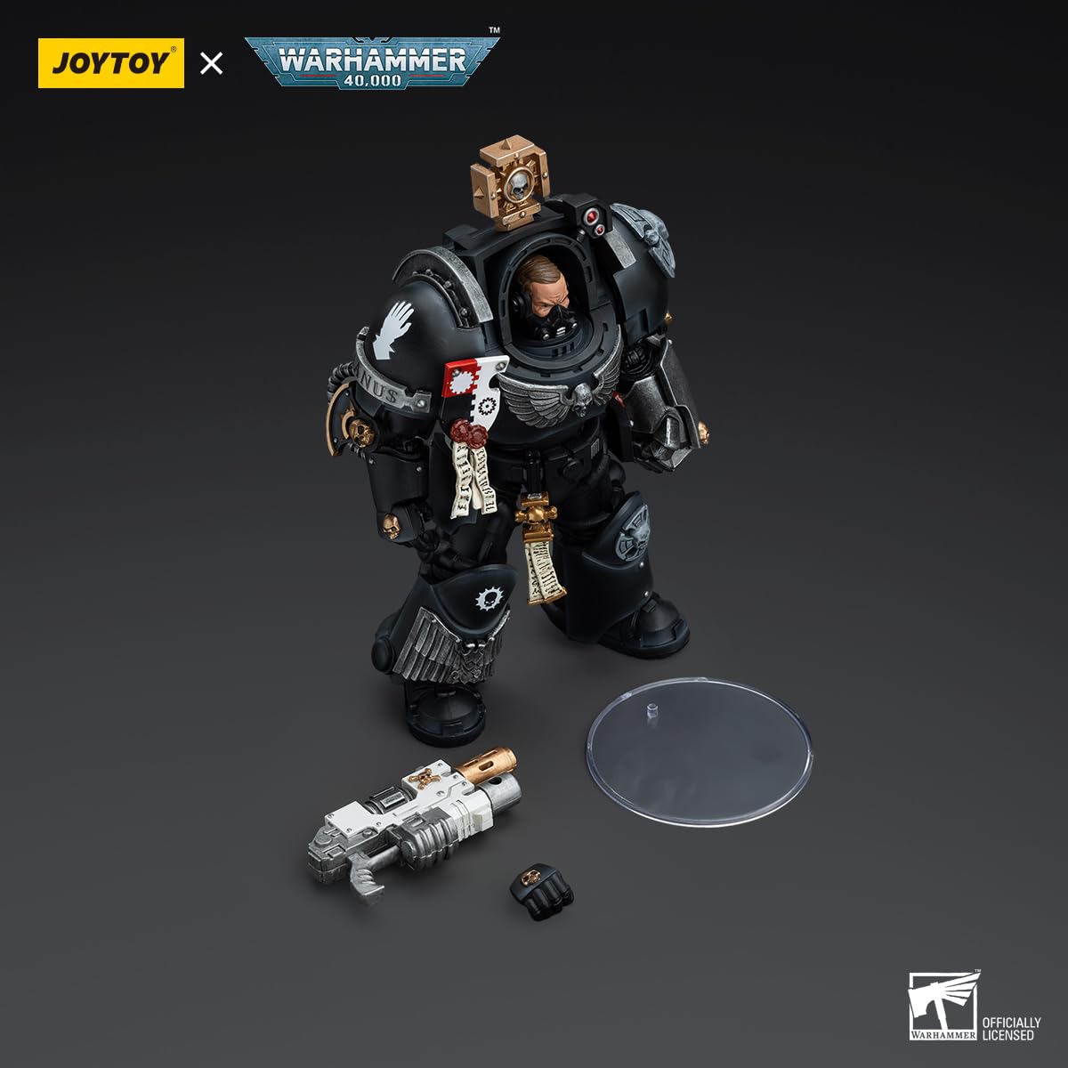 JoyToy Warhammer 40k: Iron Hands Captain in Terminator Armour 1:18