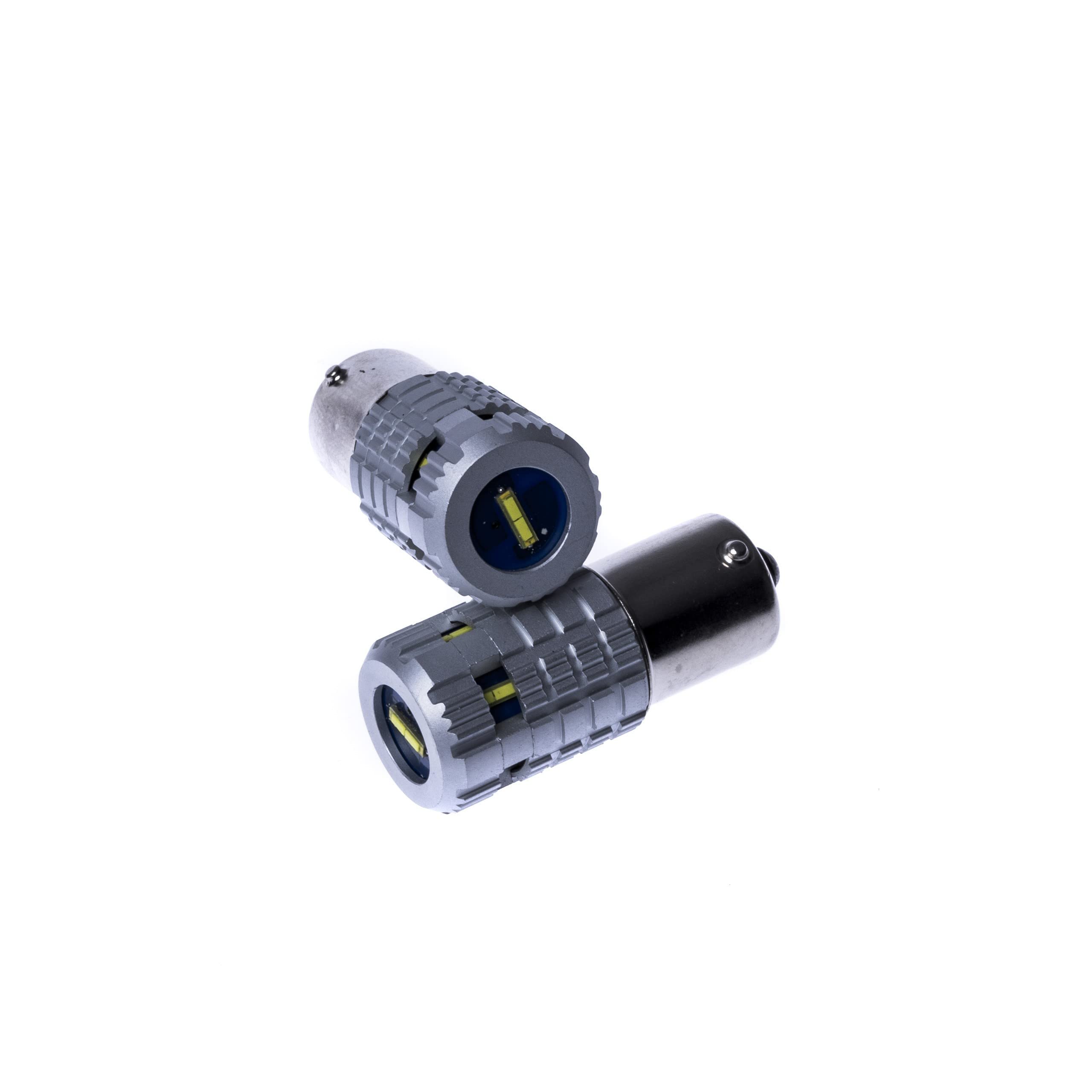 EinParts Żarówki LED P21W 12V 6000K (Biały Zimny), System CANBUS, Diody 6x SMD 1860, 2 Sztuki