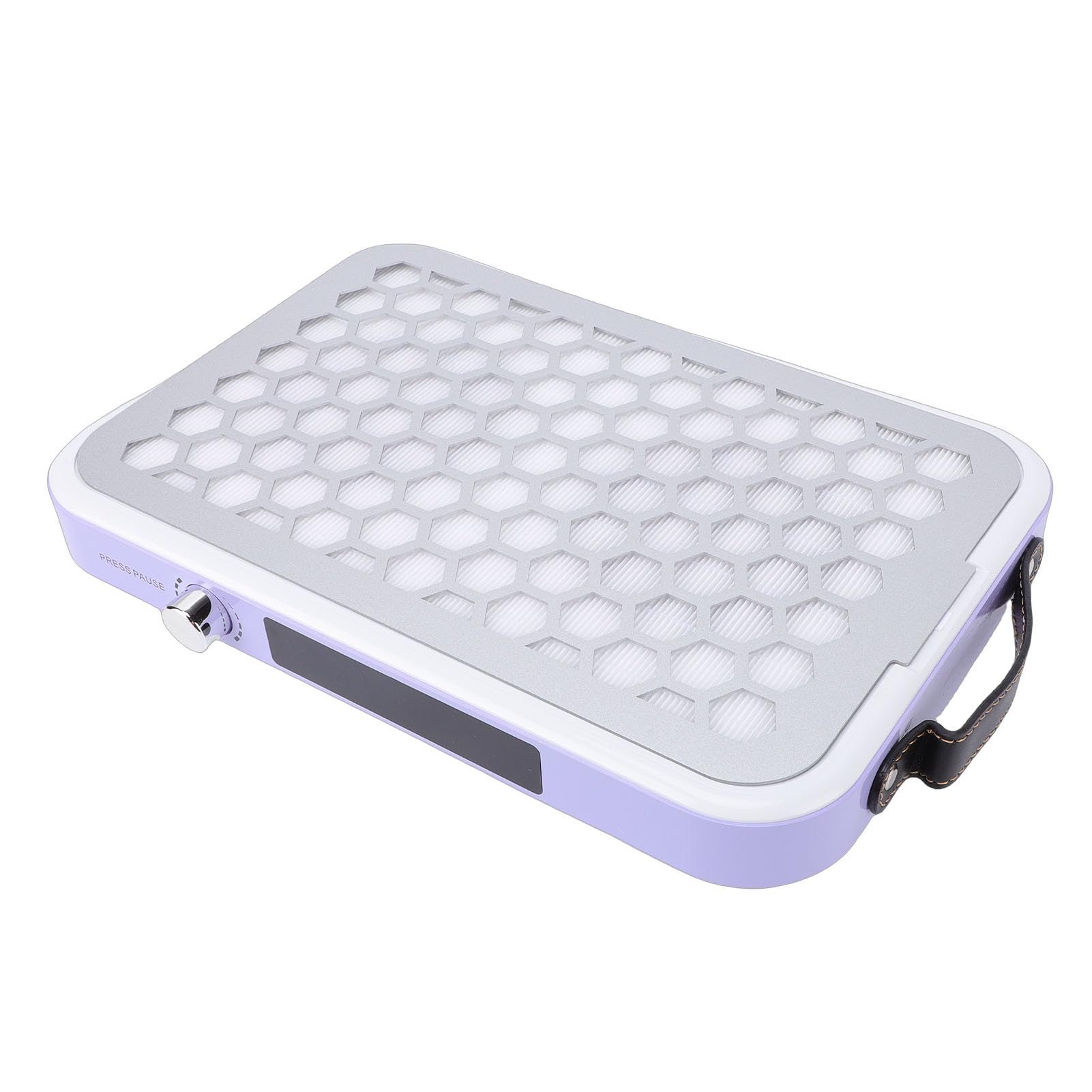 Aspirador de Polvo para Uñas Potente 4500 RPM, 10 Velocidades Ajustables con Filtro Reutilizable, Colector Compacto y Silencioso fit for Manicura Acrólica y Gel (Enchufe UE)