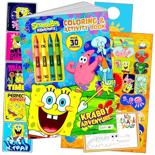 Image of Spongebob Stickers Activity Set with Sticker Sheets, Reward Stickers, and More