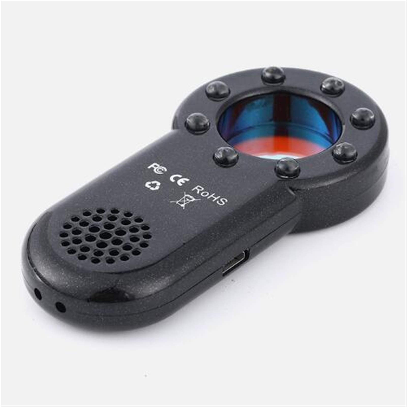 Anti-Spy Detector Portable Anti-Spy Hidden Camera and Error Detector Anti-Theft Alarm RF Signal Detector Colour Black Colour