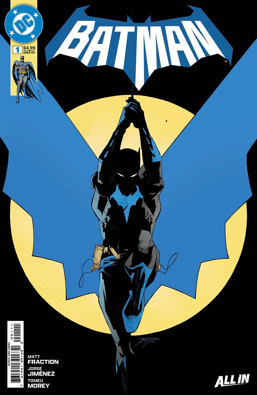 Batman (4th Series) #1A VF/NM ; DC comic book | 1st Print All In Matt Fraction