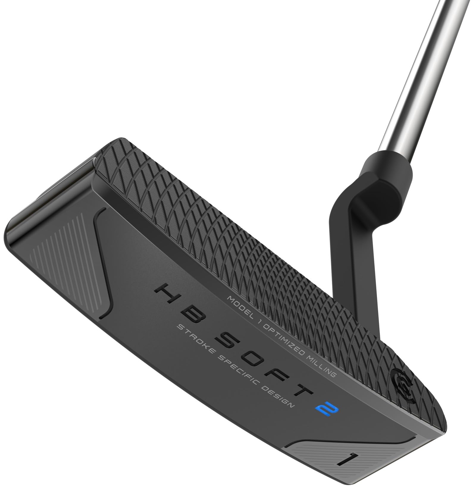 Cleveland Golf Retreve HB Soft 2 Putter, Black, 34", Single Bend - Oversized Grip, Left Hand
