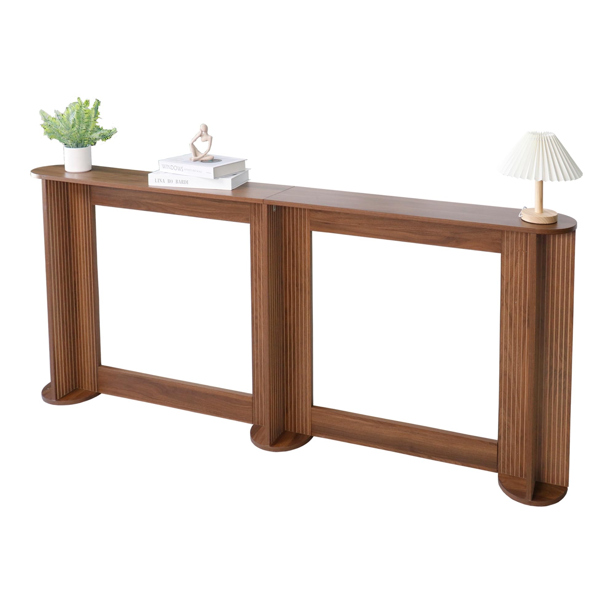 Amazon.com: 71 Inch Narrow Console Table Behind Couch, Mid-Century