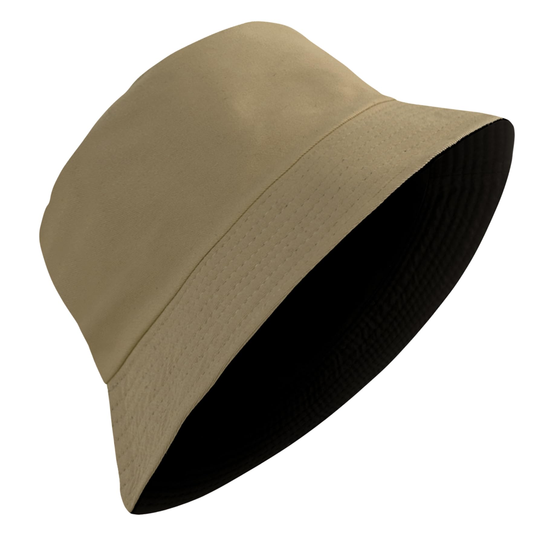 PFFY Reversible Bucket Hat for Women Men Cotton Sun Beach Fishing Cap