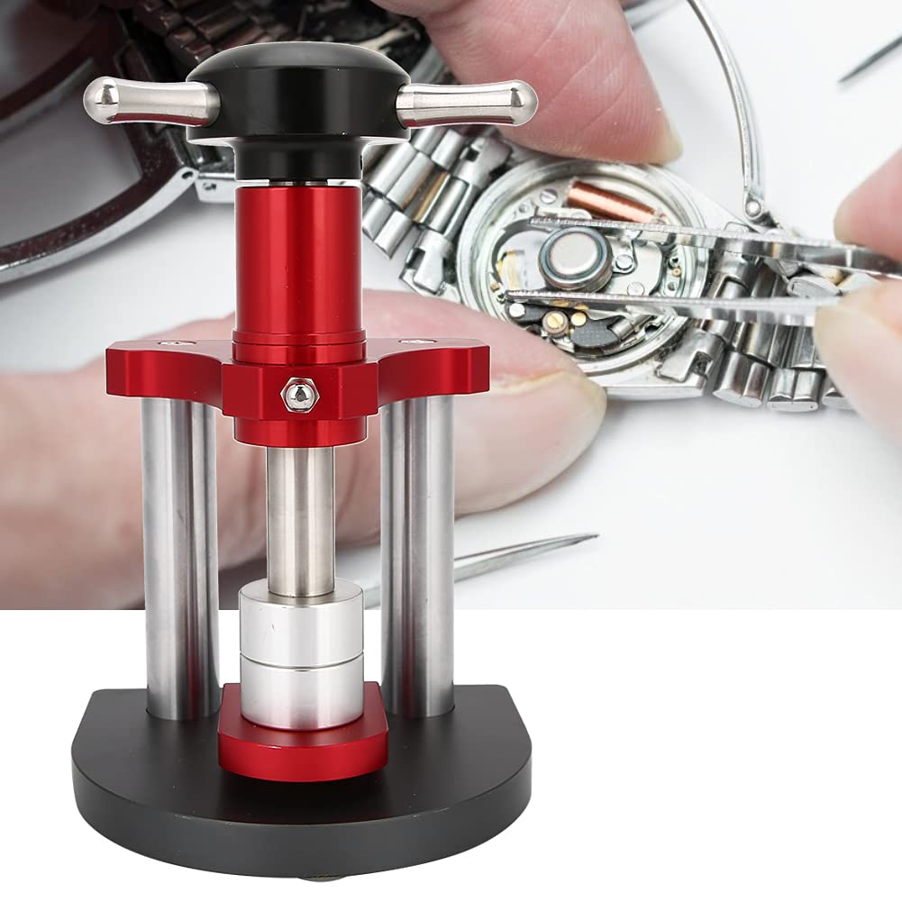 Máquina de cerrado espiral para la parte trasera de la caja de relojes, herramienta de prensado para cajas de relojes con 12 matrices, herramienta de prensado de tapas traseras de