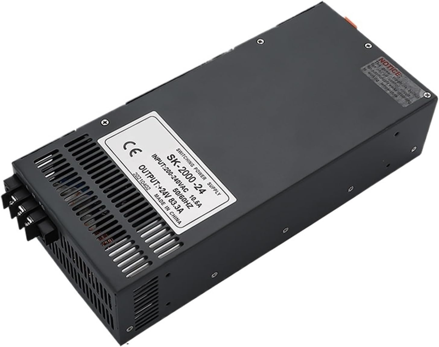 2000W Adjustable Switching Power Supply 0-12V 15V 24V 36V 48V 60V 72V 110V 220V 300V 400V Input 110/220VAC AC/DC High Power SMPS(110VAC,0-60V 0-33.3A)