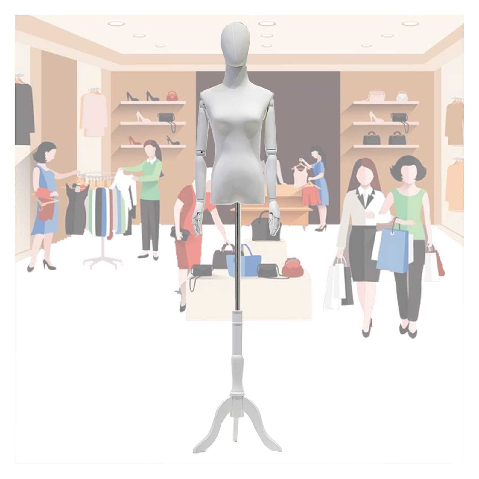 Buy Adjustable Mannequin Dress Form for Sewing, Mannequin Body Torso