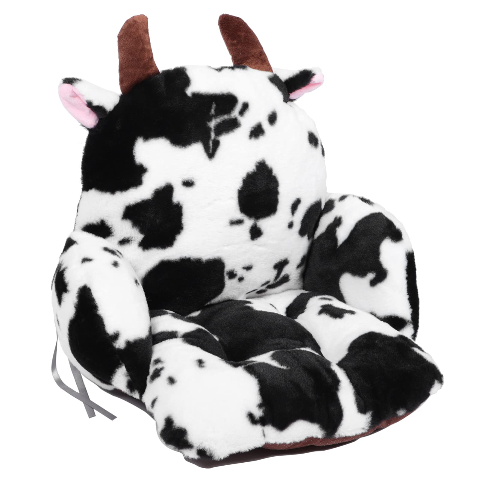 Coussin de chaise kawaii vache en coton PP doux pour salle à manger et tatami