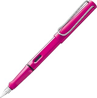 Lamy Safari fountain pen, nib: M Füllhalter pink