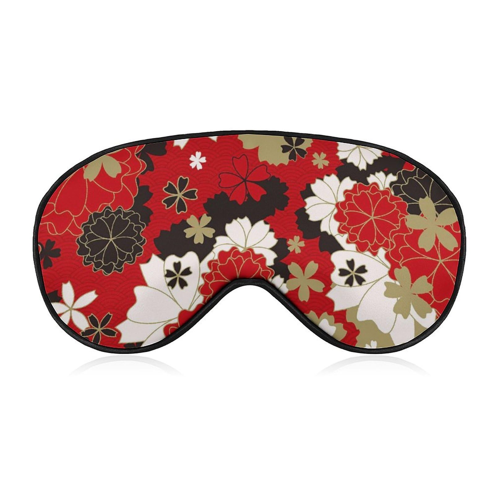 Amazon.co.jp: アイマスク 睡眠用 和風 和柄 花 桜 立体型