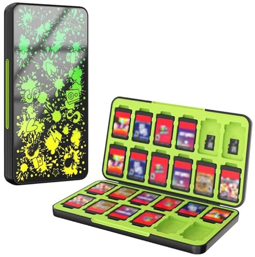 ATiC Switch 2/ Switch/Switch Lite/SwitchL@ELf \tgP[X J[h[P[X Switch\tg24/Micro SD 24Ɏ[ Q[J[h[{bNX J[h܂Ƃߎ[ ϏՌ y ho 
