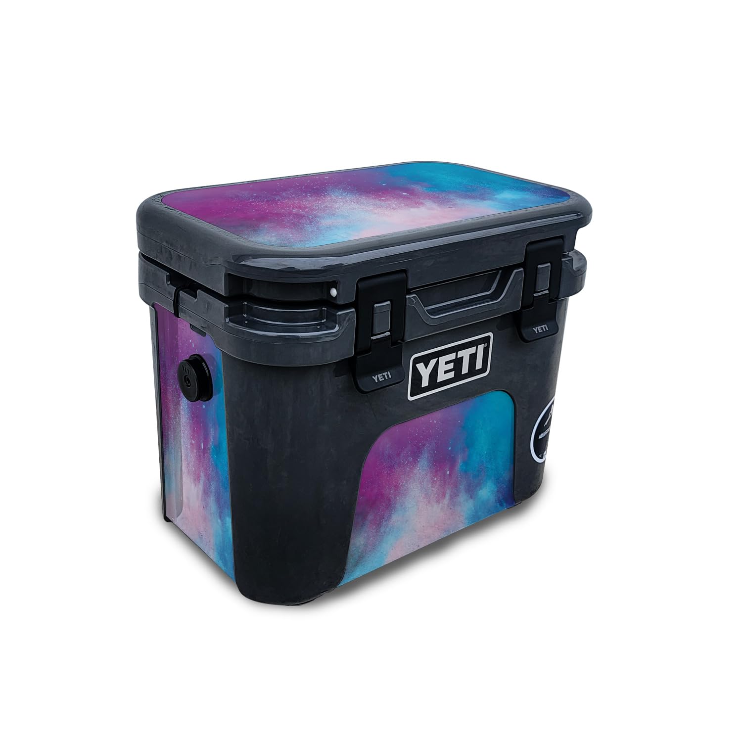 Skin Compatible with Yeti Roadie 15 Hard Cooler - Cotton Candy Sky - Premium 3M Vinyl Protective Wrap Decal Cover - Easy to Apply | Crafted in The USA by MightySkins