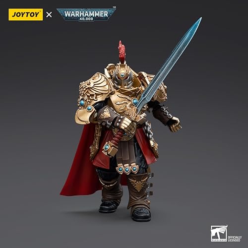 Miniatura 6 de JOYTOY Warhammer 40k Adeptus Custodes Blade Champion Figura de acción coleccionable a escala 118