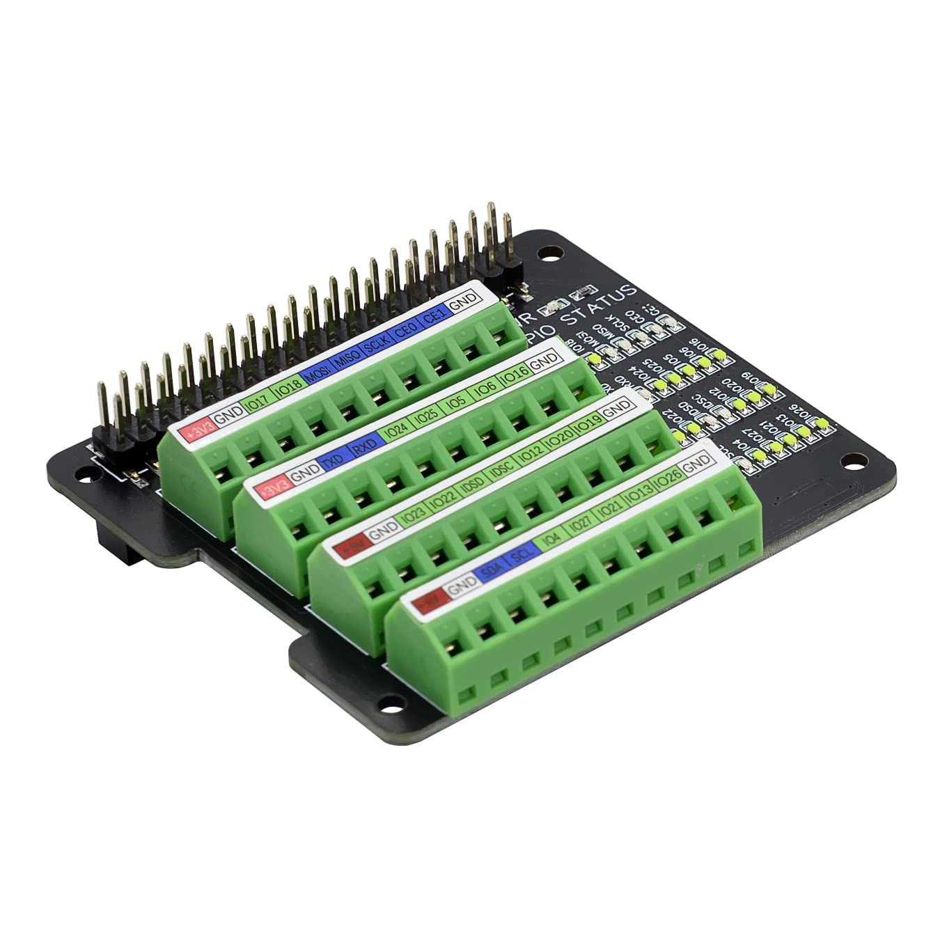 DollaTek GPIO Expansion Board Breakout GPIO Screw Terminal Hat for Raspberry Pi — view 3