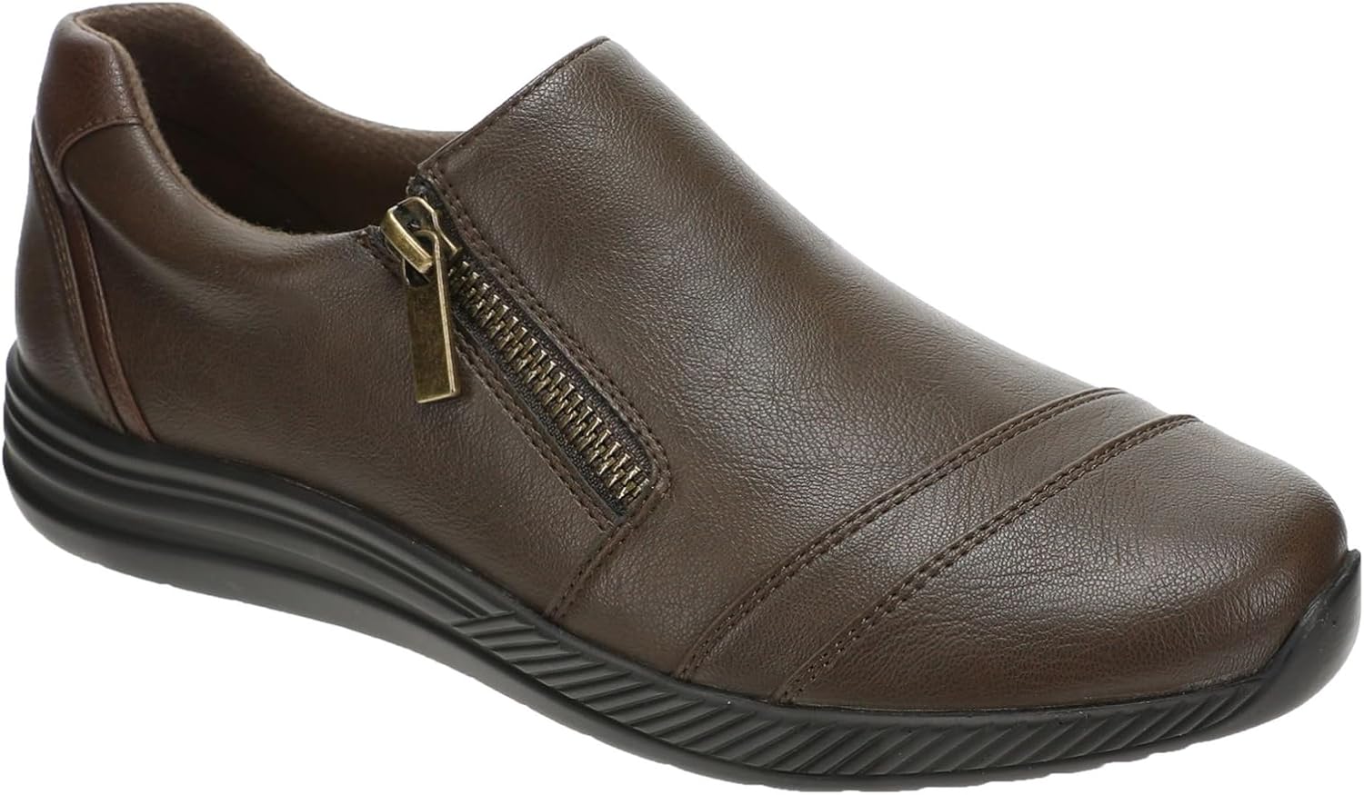 Easy Street レディース Karol, ブラウン/ミッドブラウン, 23.5 cm W