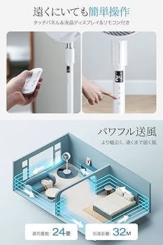 Amazon | 扇風機 サーキュレーター 【2024夏モデル＆音声操作