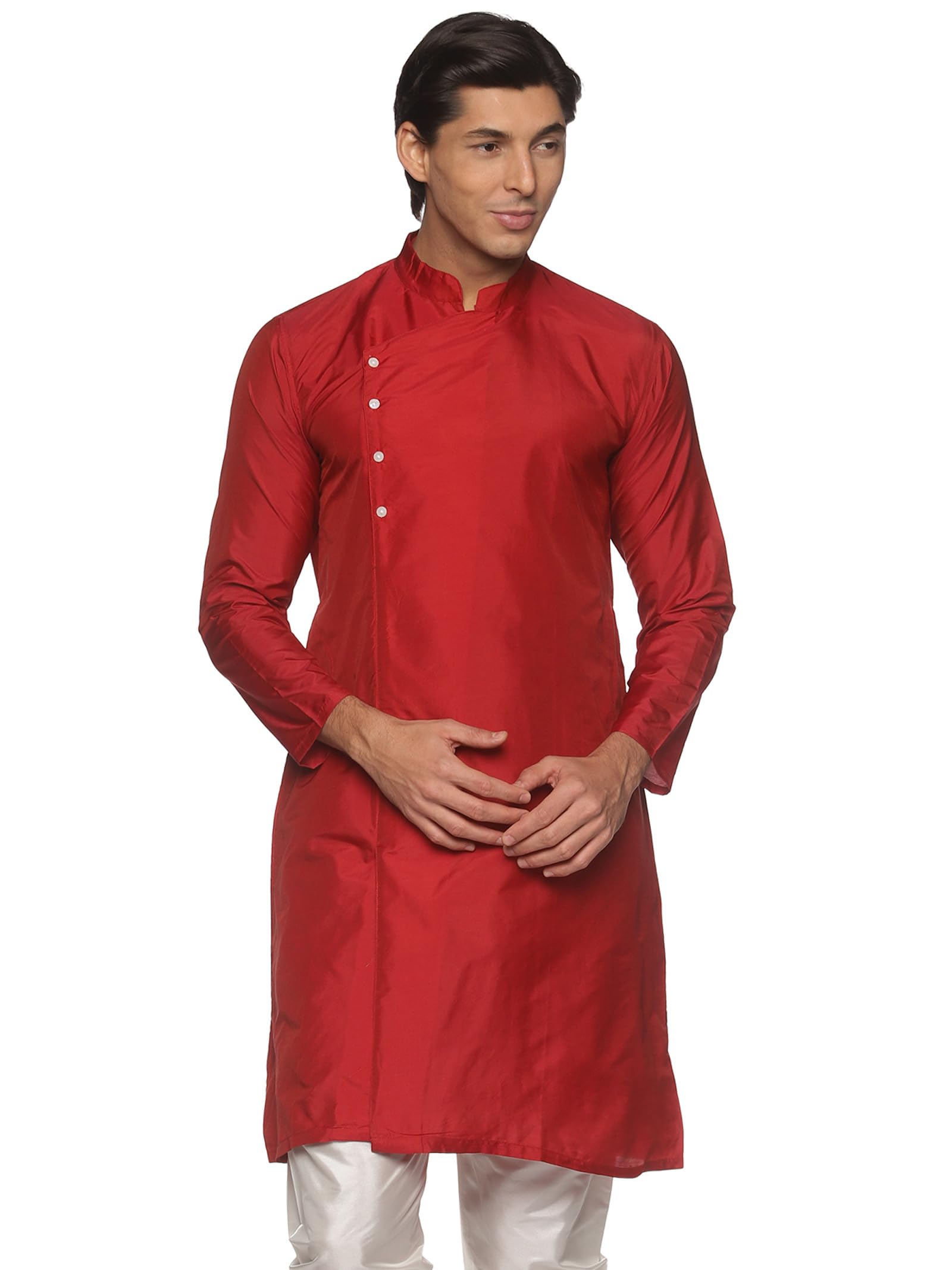 Men Butter Silk Solid Colour Designer Kurta (KCRF88 to 96)-image-15