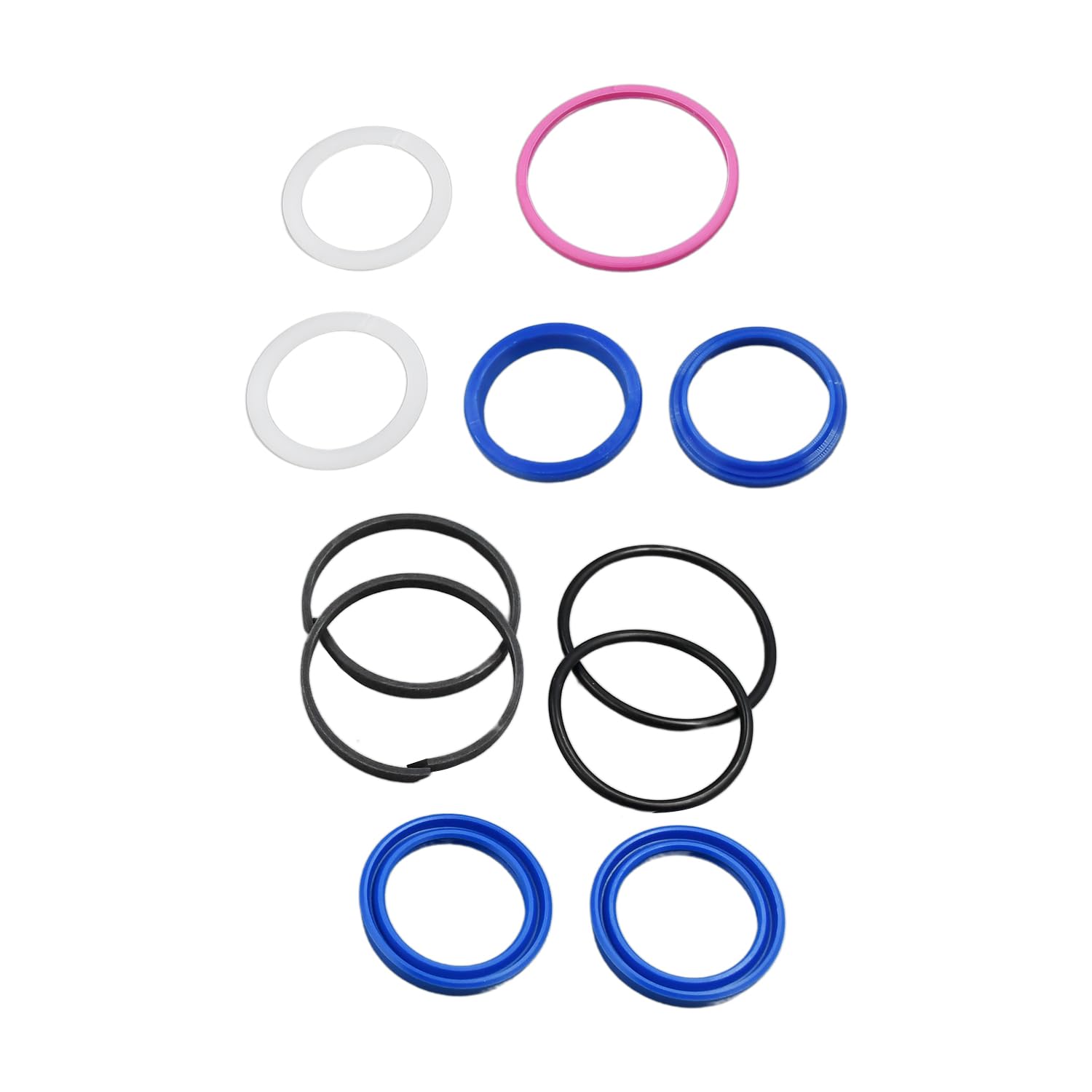 Kit de joint de cylindre de direction 85805990 compatible avec New Holland Construction Industrials B95 B95LR B95TC B110 Compatible avec Ford 555E 575E Compatible avec Case 570LXT 570MXT